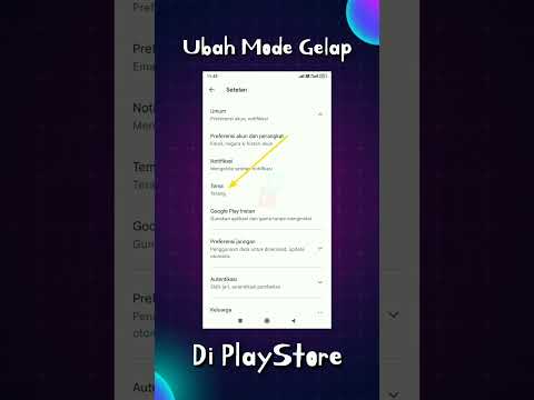 CARA Atur mode gelap di PlayStore