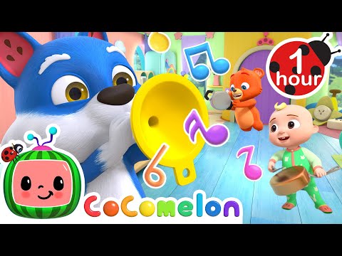 Lunch Time Sing Along + MORE CoComelon JJ's Animal Time Kids Songs | Animal Songs for Babies