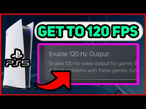 PS5 HOW TO GET 120FPS EASY NEW!