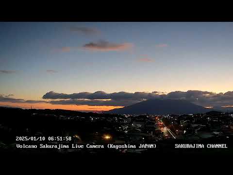 【絶景LIVE】桜島ライブカメラ（噴火・雲海・朝焼け・星空） live camera  volcano-Sakurajima ,Kagoshima,Japan