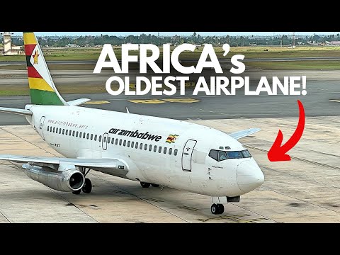 AFRICA's OLDEST PLANE - the Legendary Air Zimbabwe 737-200!