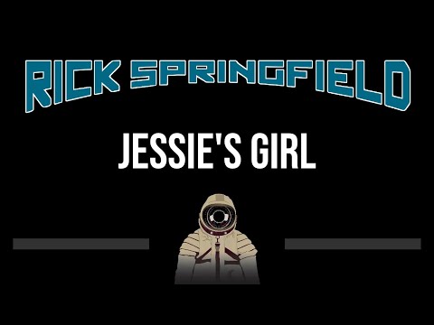 Rick Springfield • Jessie's Girl (CC) 🎤 [Karaoke] [Instrumental Lyrics]