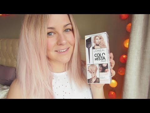 Pink / Rose Blonde Hair Dye 2018 | L’Oréal Colorista Rose Gold | Qu33neY