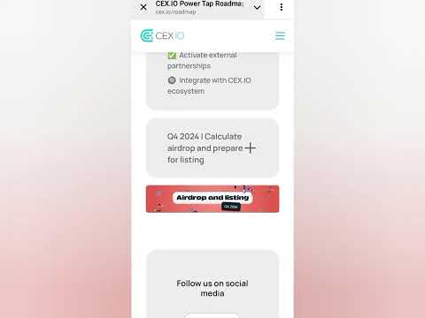 CEX.IO Airdrop Roadmap explained || Listing and Distribution date Revealed.
