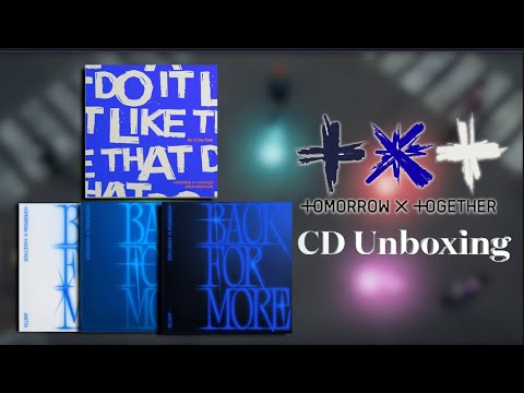 The Kreative Insight: TXT "DO IT LIKE THAT / BACK FOR MORE" CD Unboxing! #txt #kpop