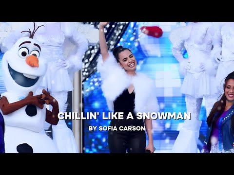 Sofia Carson - Chillin' Like a Snowman (Official Performance Video) 4k