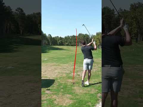 Mid handicap golfer VS HARD par-4 #golf #golfclips #golfhighlights #golfshot #golfswing