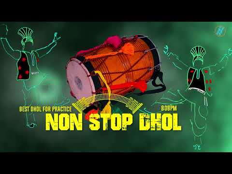 Dhol Non Stop  80 BPM || Best Punjabi Dhol beat For Dance Practice | Dhol loops Punjabi | Mr.KP