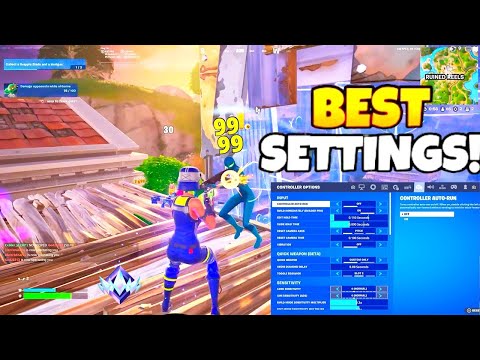 The *BEST* Controller Settings For INSANE AIMBOT + 100% Accuracy 🎯 Fortnite Chapter 5 Season 3