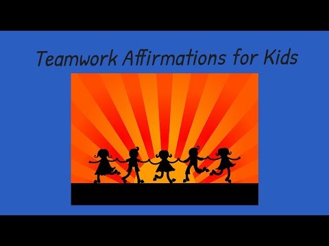 Teamwork & Helping Affirmations for Kids