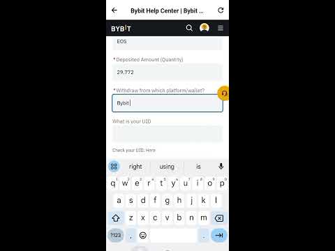 WRONG TAG OR MEMO|| How to get your Assets/Coin  back in Bybit.