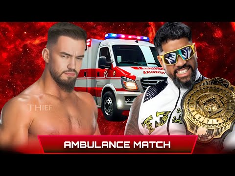 WWE 2K24 • Ambulance Match - Austin Theory VS Jey Uso | WWE