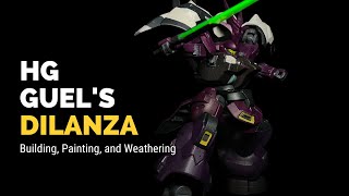 Painting the HG Guel's Dilanza (Gundam: The Witch From Mercury)