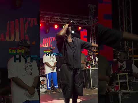 Sarkodie performed No Sir in Tema green lounge #shorts