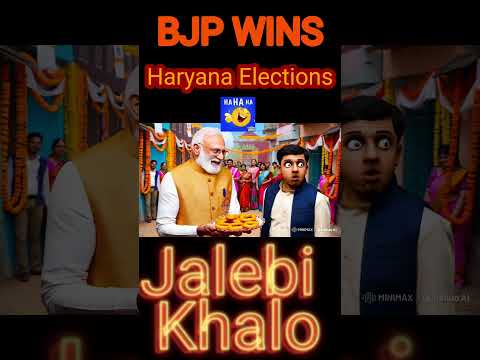 BJP Triumphs in Haryana Elections:Offers Jalebi to Papu #ModiVsRahul #CongressDefeat  #ModiJalebi