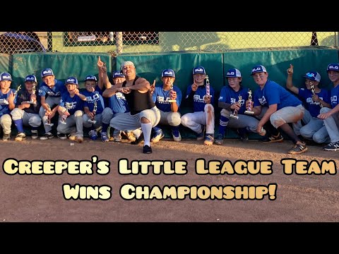 Creeper's Little League Team Wins Championship!