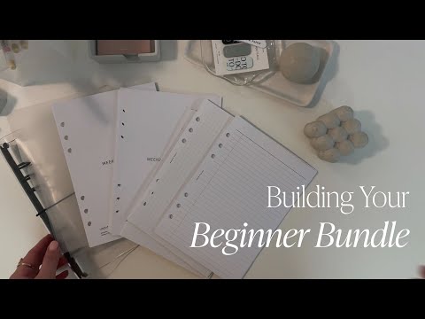 Building Your Planner With The NEW Beginner Bundle | Cloth & Paper