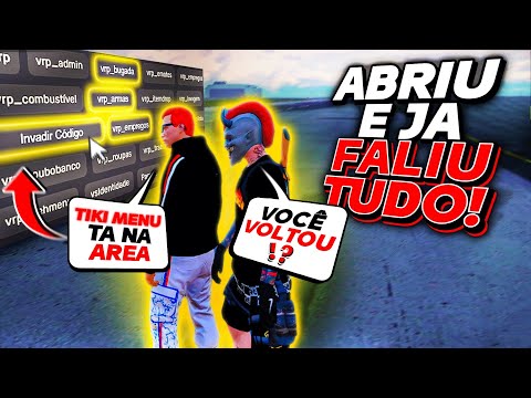 ABRIU ONTEM E ESSA FALHA DO ADM COLOCOU TUDO A PERDER NO SERVIDOR GTA RP