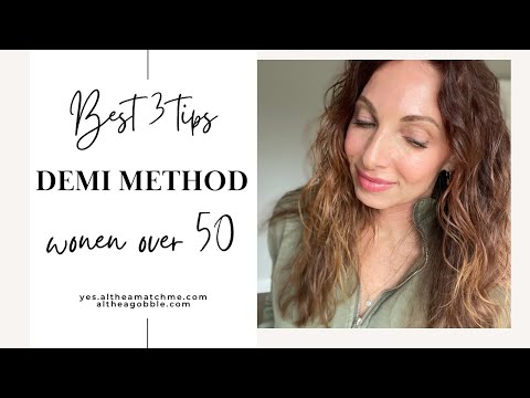 Makeup without foundation application tips: Demi Method, women over 50