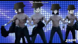 AkaneTendo Fan2001 & His Gay Supporters Dance To Chipendales