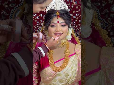 Bengali bride in making makeup,makeup wala,makeup video,makeup tutorial