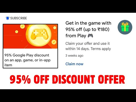 Google Play Store 95% Discount Offer 2024 | 95% Google Play Discount Offer | 95% Off From Play Store