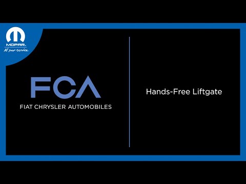 Hands-Free Liftgate | How To | 2025 FCA Vehicles