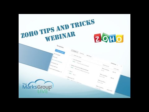 Zoho Tips And Tricks Webinar: June 2012