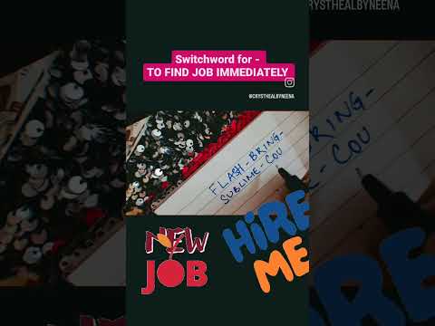 To find JOB IMMEDIATELY,  chant these words | switchwords | chanting| #tarotscope#tarot#tarotreading