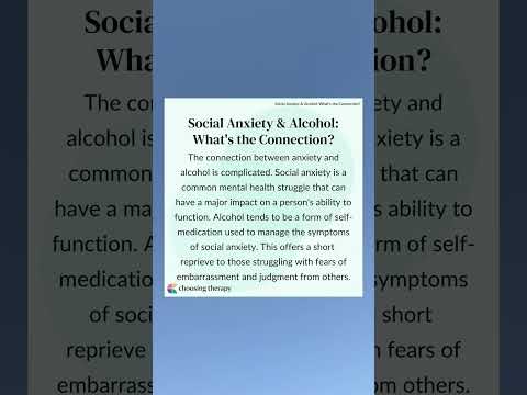 Social Anxiety and Alcohol: What’s the Connection?