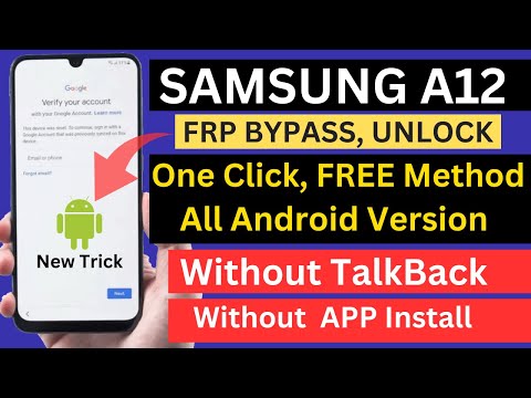 Samsung A12 FRP Bypass 2023 || New Security TalkBack Not Working