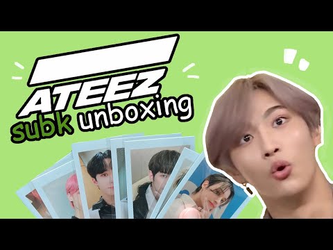 ATEEZ SubK Exclusive Merch Unboxing~~