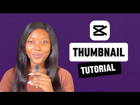 How to make thumbnails with CAPCUT for youtube videos