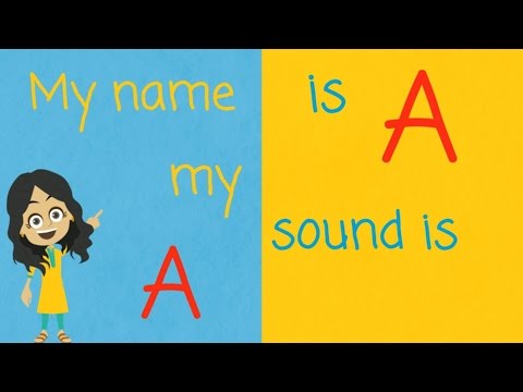 The Letter A Song- Letter Names and Sounds