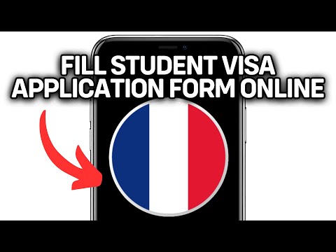 HOW TO FILL FRANCE STUDENT VISA APPLICATION FORM ONLINE 2025! (FULL GUIDE)