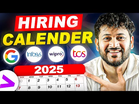 OFF CAMPUS Hiring Calendar 2025 | Which Month You Can Apply ?