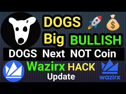 DOGS  Next NOT Coin  || DOGS BIG BULLISH ||  Wazirx HACK Important Update || Crazy Crypto Mintoo