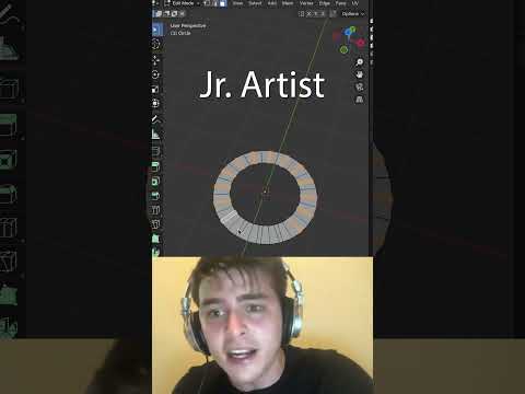 Jr vs Sr Artist: select similar faces #blendertutorial #blender #blendercommunity #blender3d #b3d