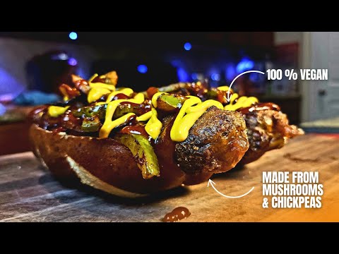 Vegan Bratwurst Sausage | High-Protein, Healthy Recipe, Easy Vegan Recipe