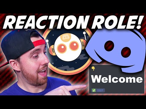 DISCORD REACTION ROLE with YAGPDB BOT: How To Set Up An Awesome Discord Welcome Message!