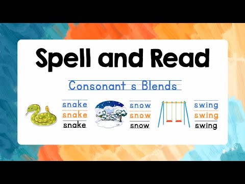 Spelling for Kids with Reading Practice (consonant s blends ) | Lesson 17