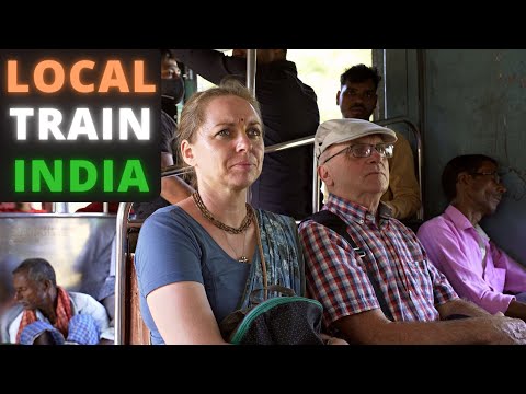 Germans on an Indian local Train | I love Mayapur