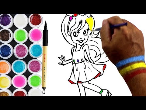 Little Princess Drawing And Coloring Tutorial Videos