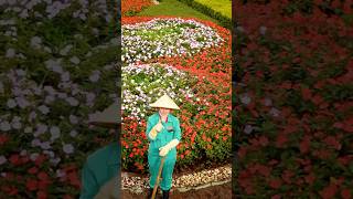 Gardeners at Ba Na Hills are the best #vietnam #banahills #travelvlog