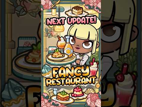 NEXT #AvatarWorld UPDATE! 📣 Introducing high class dining with our new Fancy Restaurant 🍝⭐ #pazu