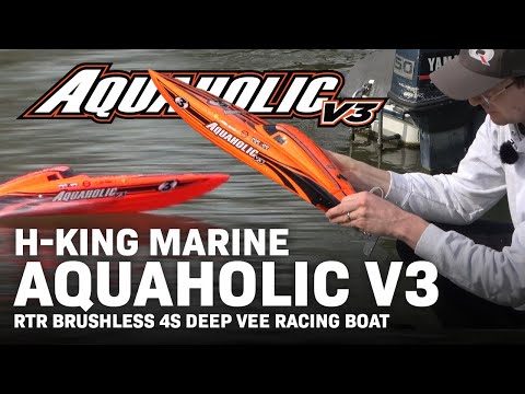 First Look - H-King Marine Aquaholic V3 - RTR Brushless 4S Racing Boat