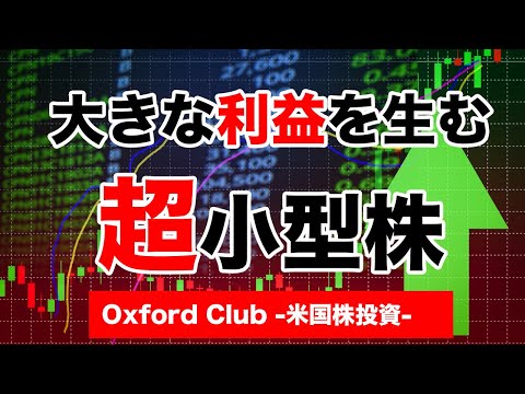 大きな利益を生む超小型株｜米国株投資【米国株投資チャンネル】