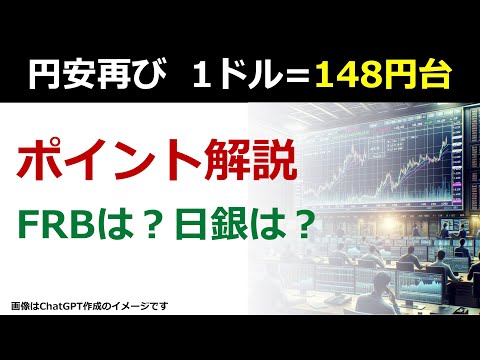 【解説】円安再び 1ドル=148円台に  FOMCは？日銀は？（後藤達也）