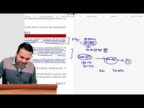 Ca Inter Financial management Fastrack Batch for May 2024 Attempt| Lecture 20| Investment Decision