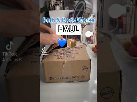 Bath & Body Works unboxing📦 #bathandbodyworkshaul #bathandbodyworks #asmr #satisfying #haulvideo